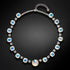 Vestuvinė vėrinys "Vorteksas (Aurora Borealis)" su Swarovski™ kristalais
